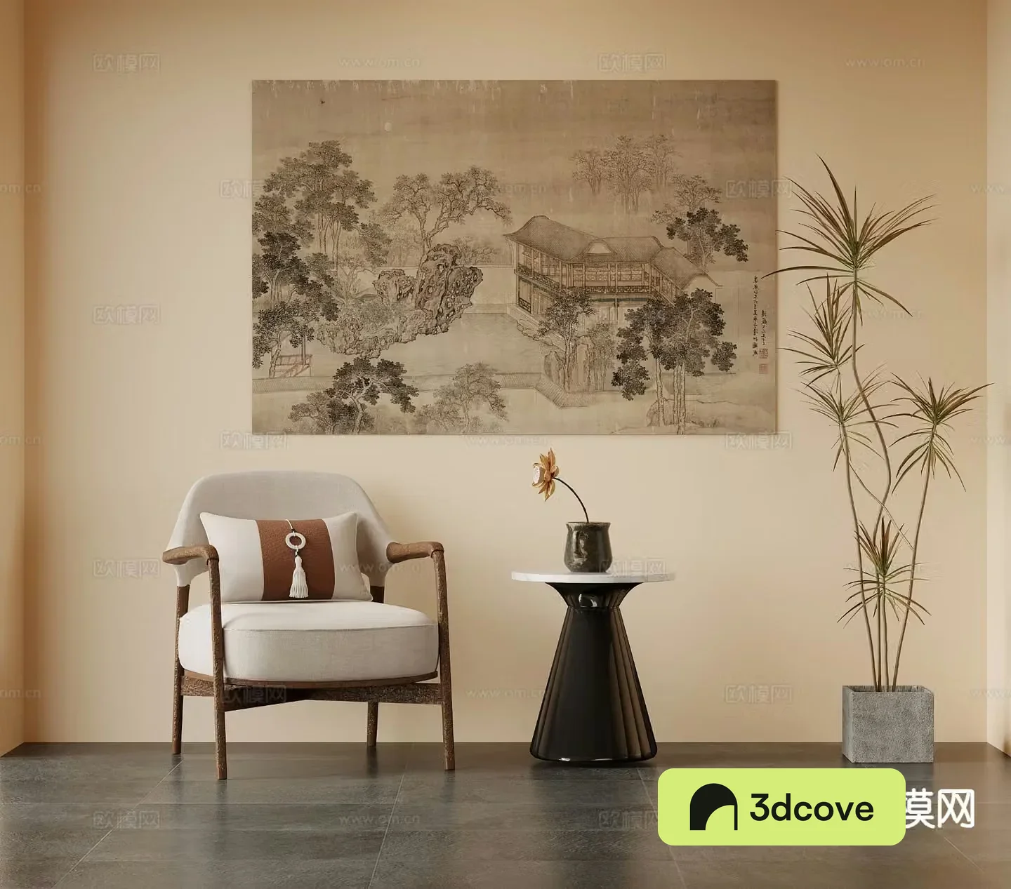 New Chinese style leisure sofa