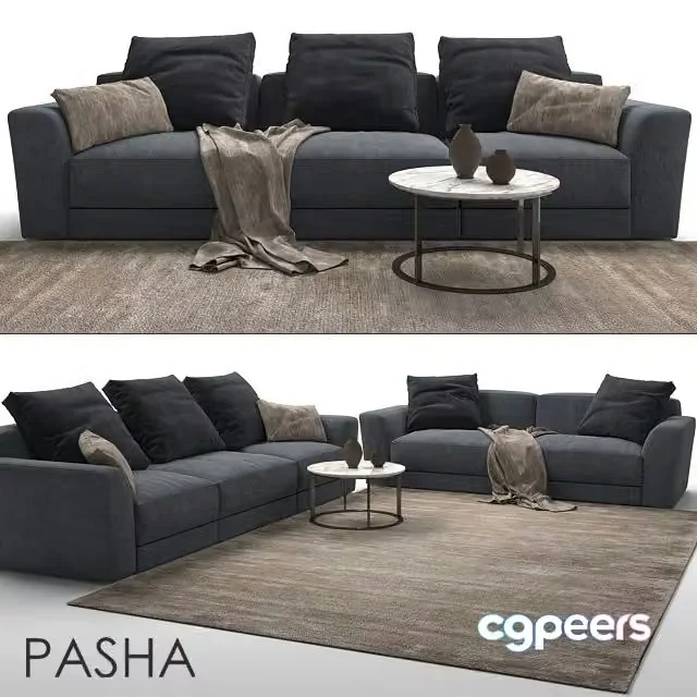 3ds Max Free – 2 Sofa Jesse Pasha