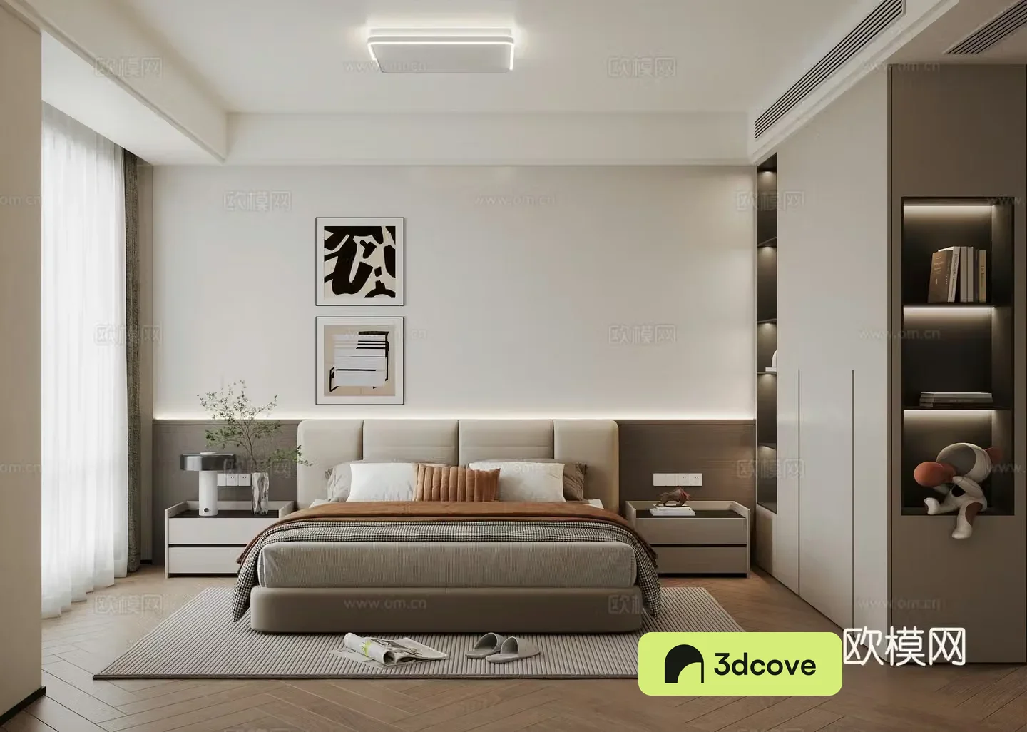 Modern bedroom