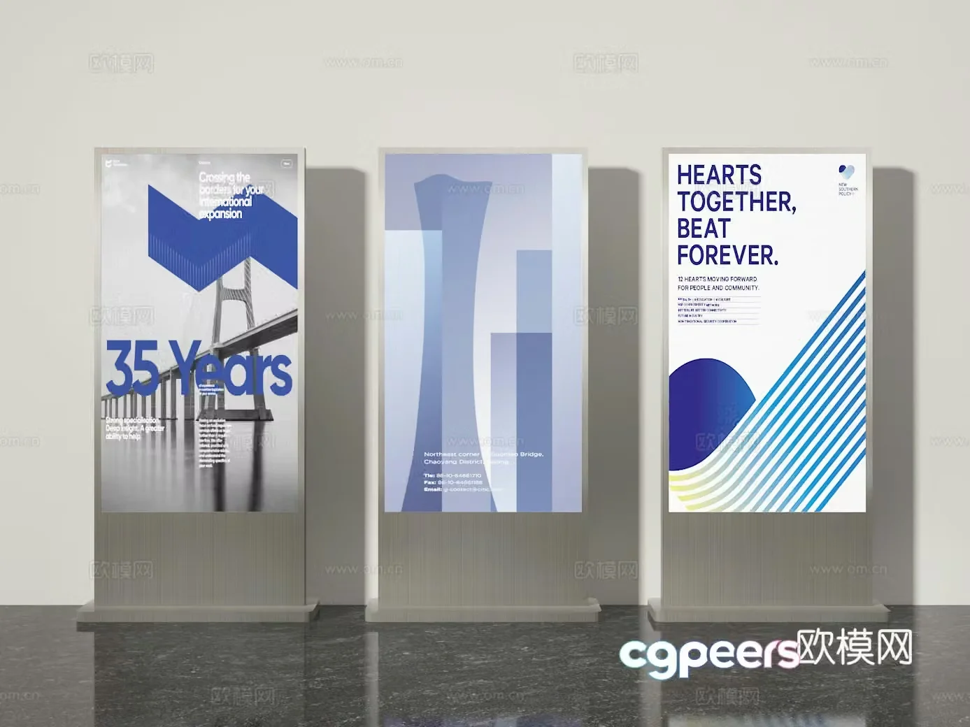 Billboard 3d model