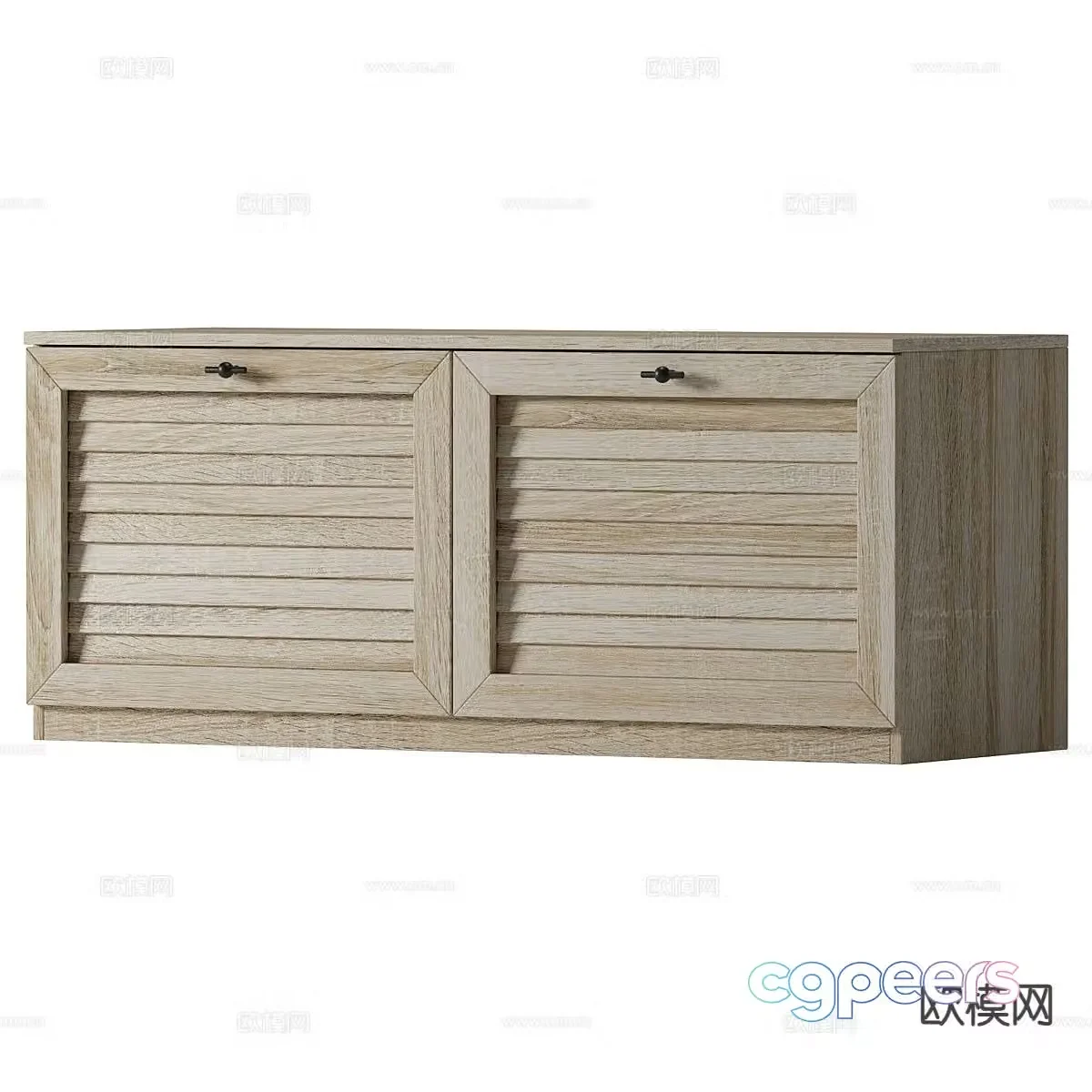 Wabi-sabi chest of drawers 3D model