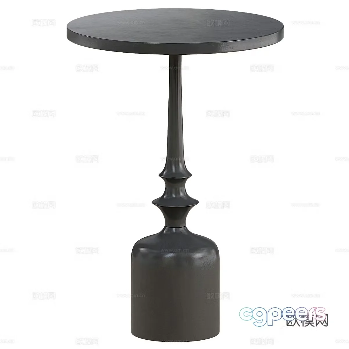 Huntlee Accent Charcoal Table 3D Model