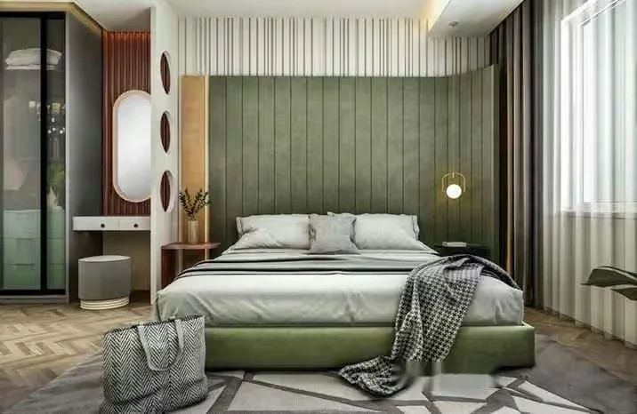 Modern Cozy Bedroom 3D Model – 15887 – VRAY Render