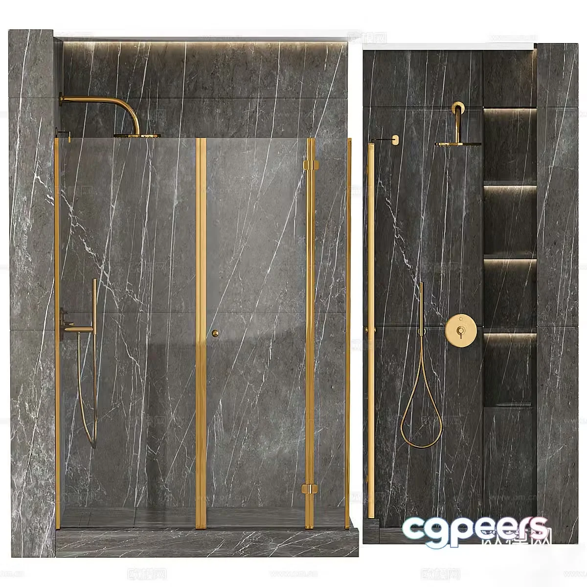 Shower sauna 3D model