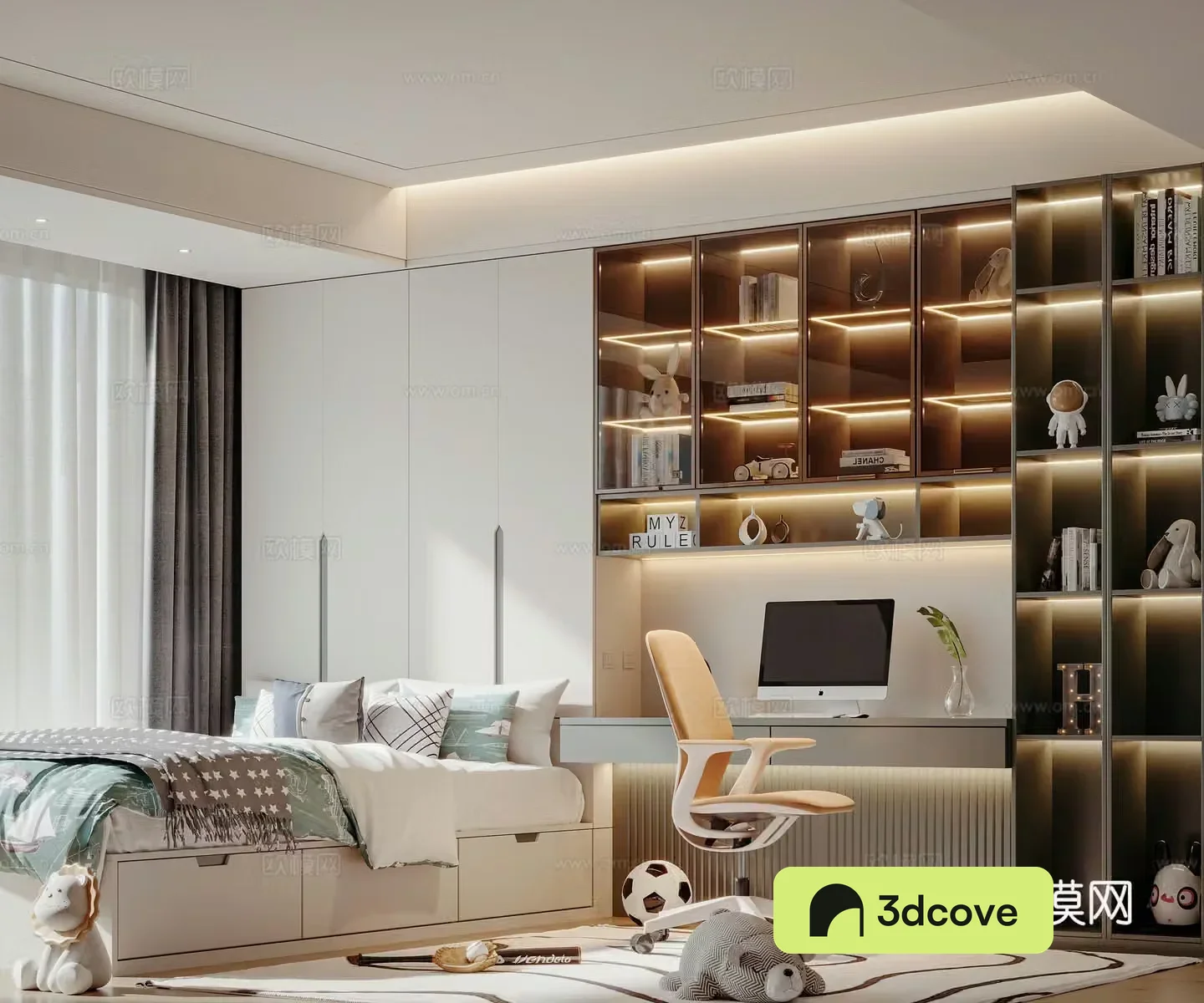 Modern tatami children’s room