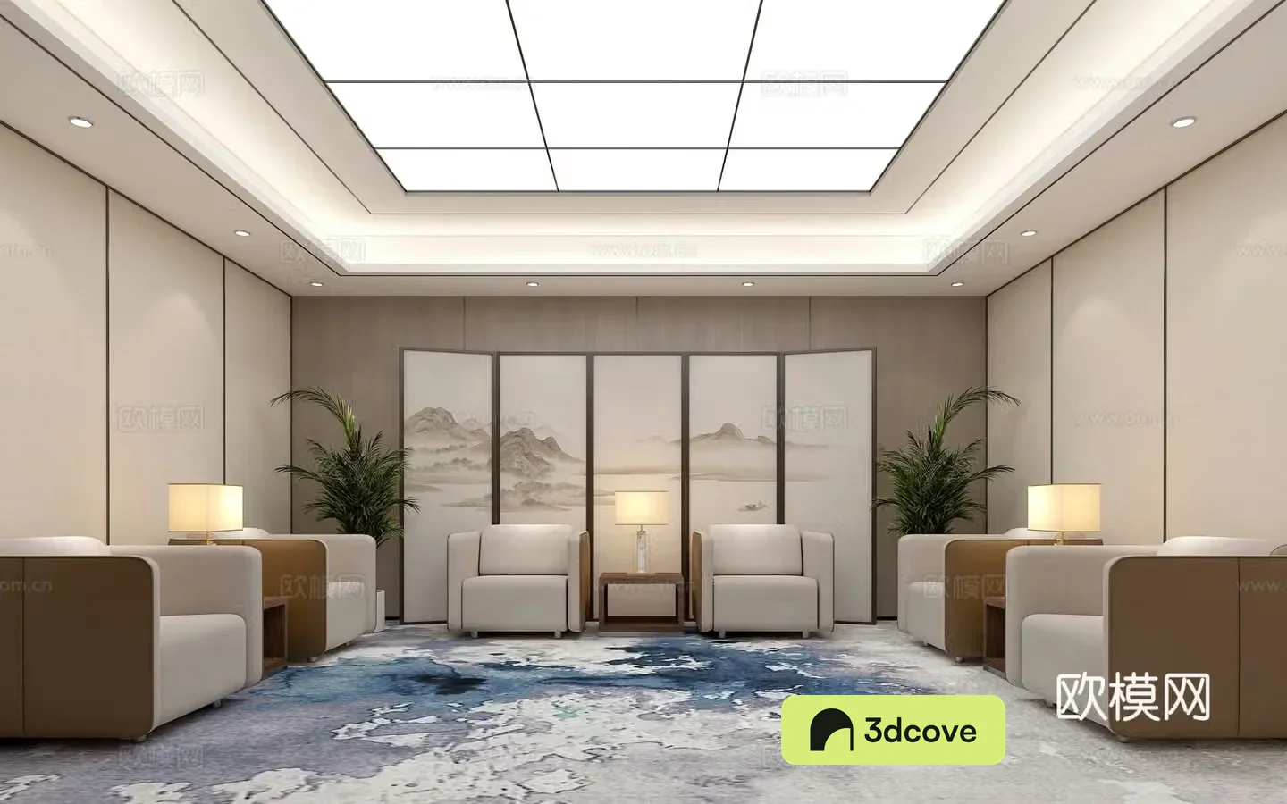 New Chinese style reception room
