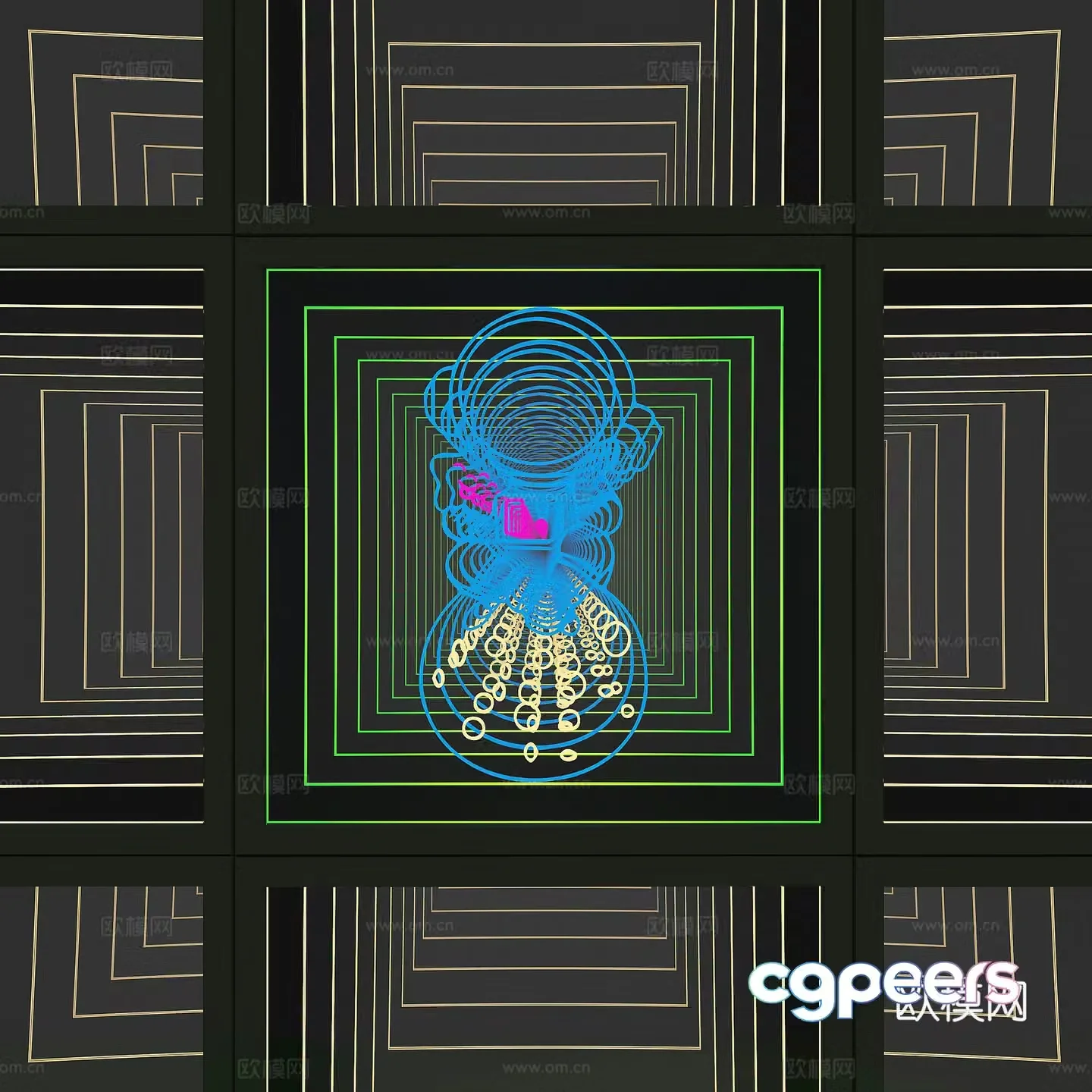 Mirror Abyss Mirror Thousand Layer Mirror 3d model