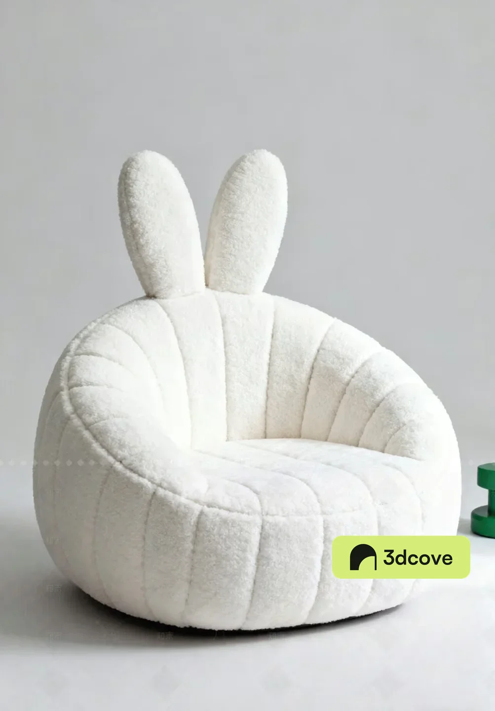 White Plush Chair