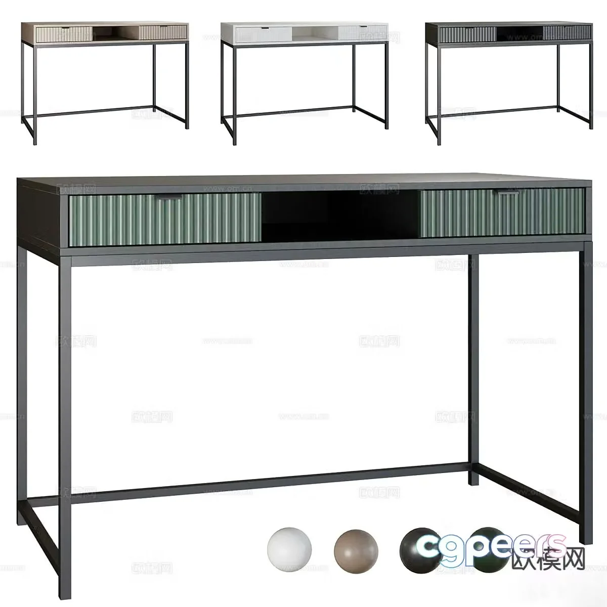 Modern dressing table dressing table 3d model