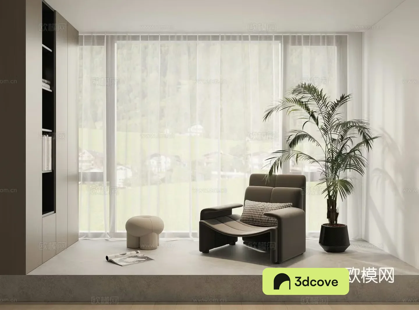 Modern lounge chair