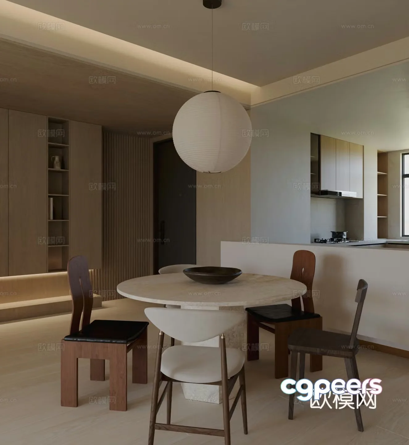 New Chinese restaurant 3D model