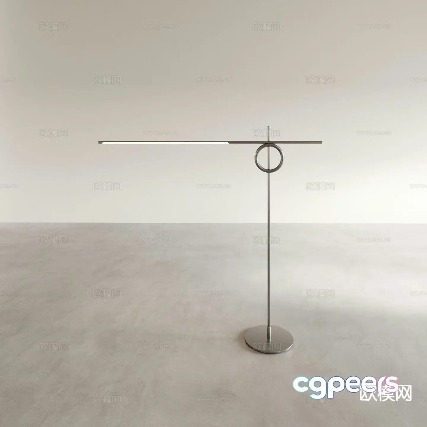 Minimalist floor lamp 3d model