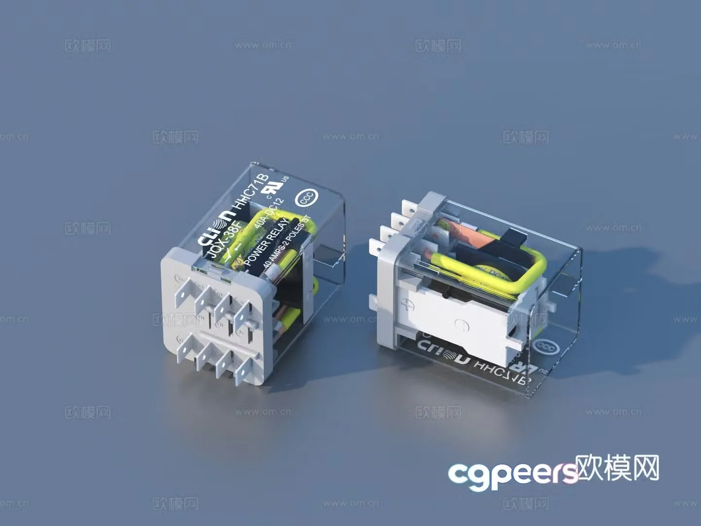 Circuit breaker leakage protection switch air switch 3d model