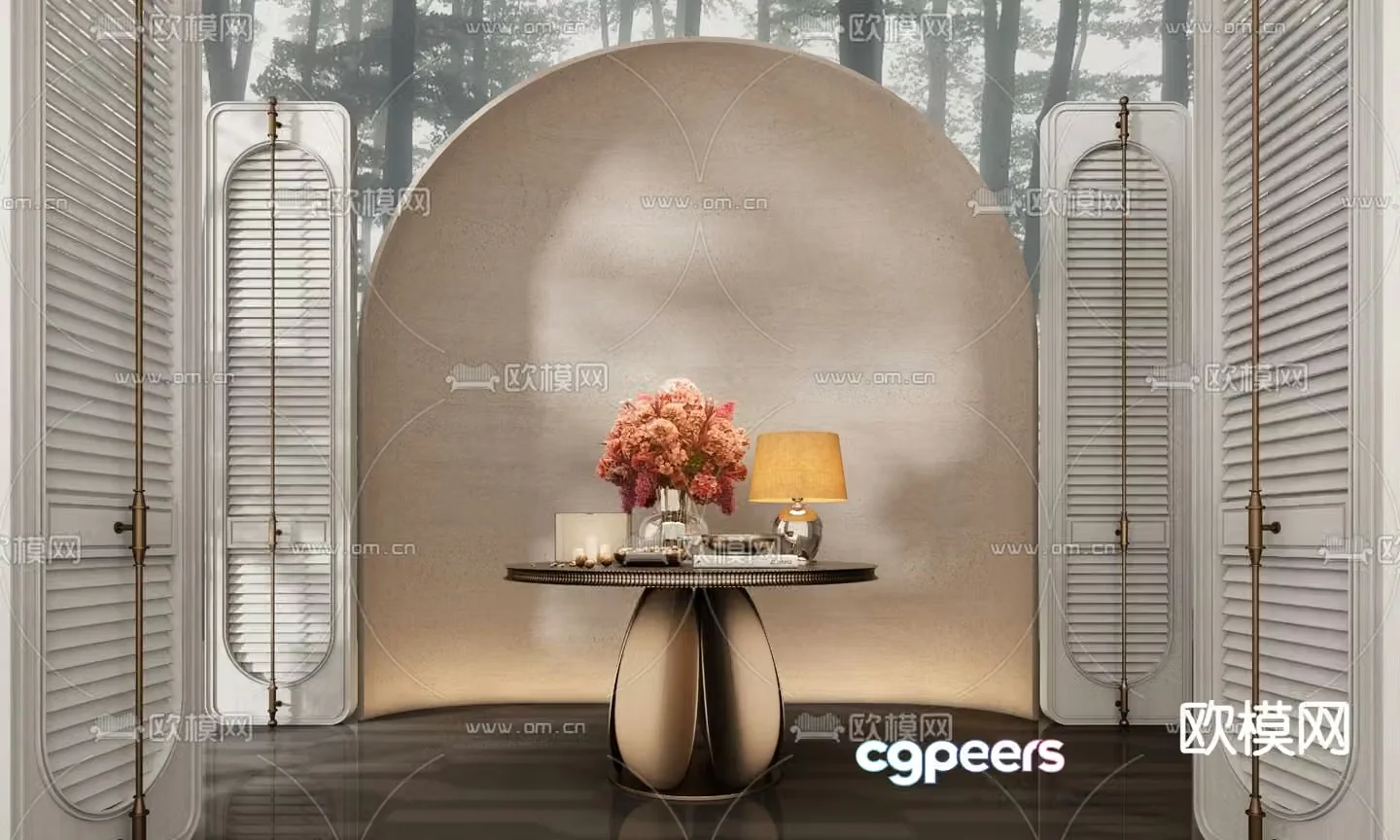 CCD Hotel end viewing platform 3D model