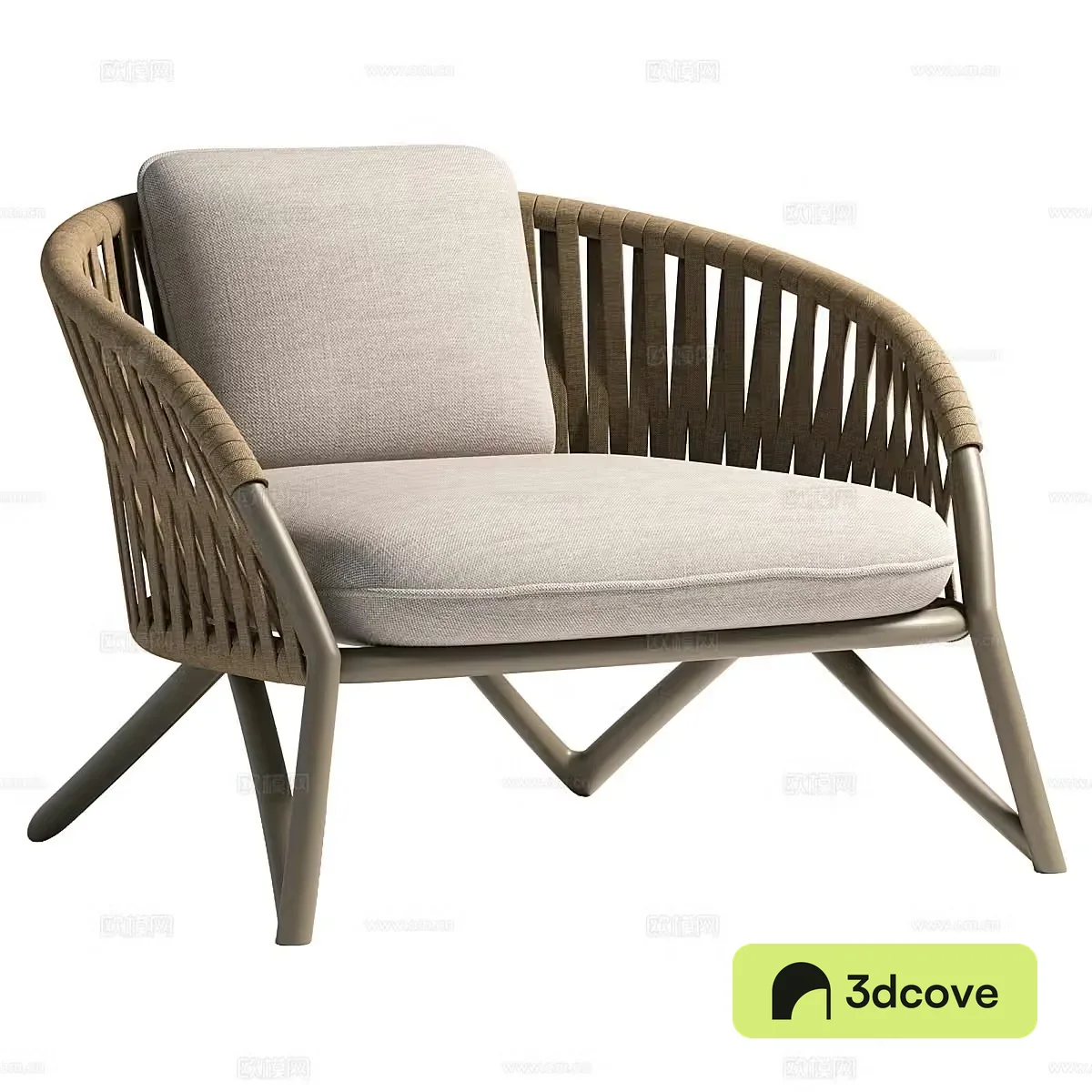 New Chinese style Branzie leisure chair