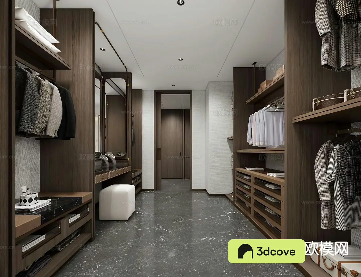 Modern cloakroom