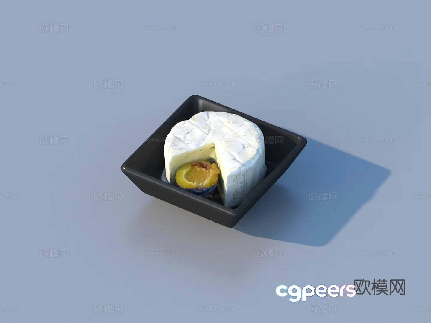 Dessert pastry bread cake food food 3d model