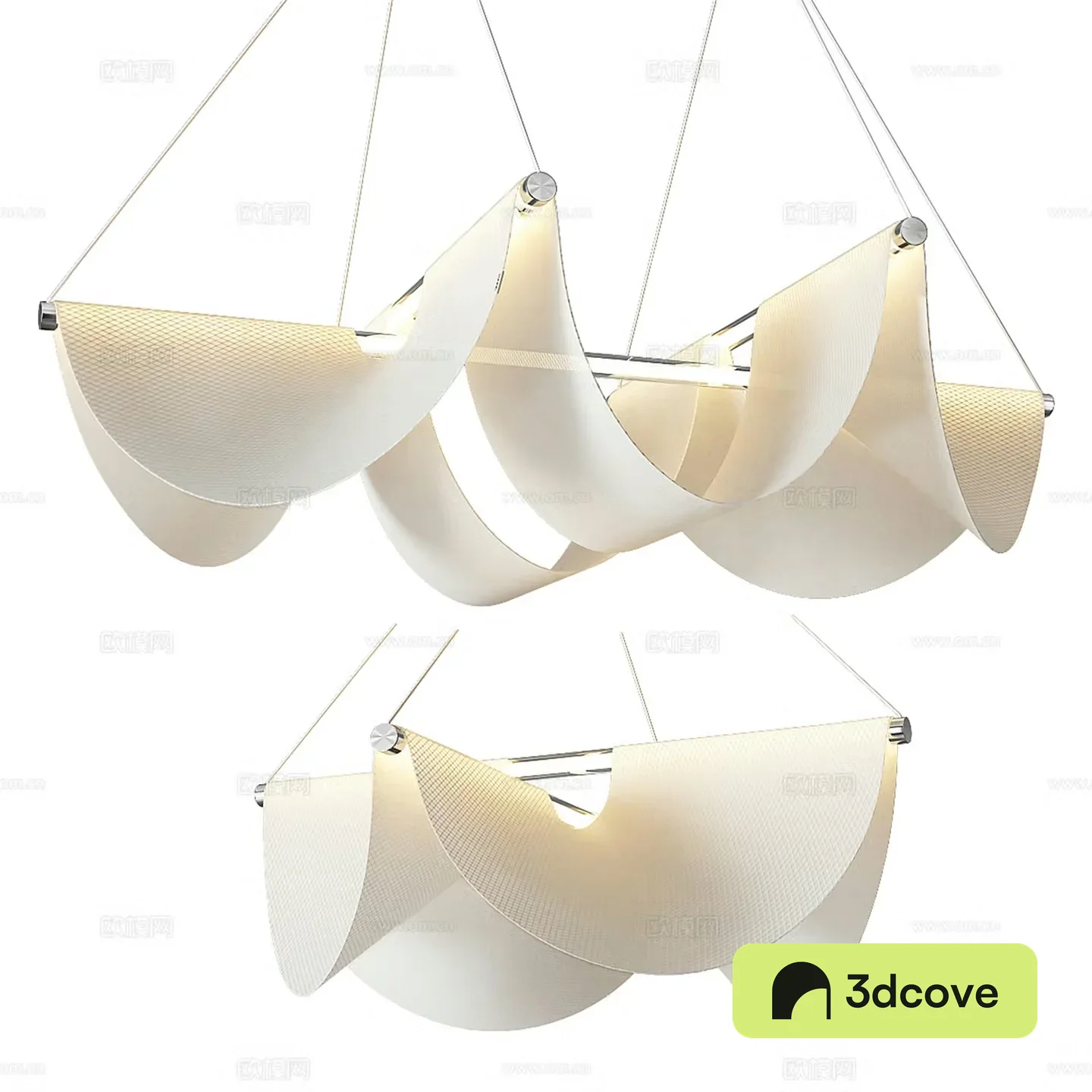 Moooi creative chandelier curtain light