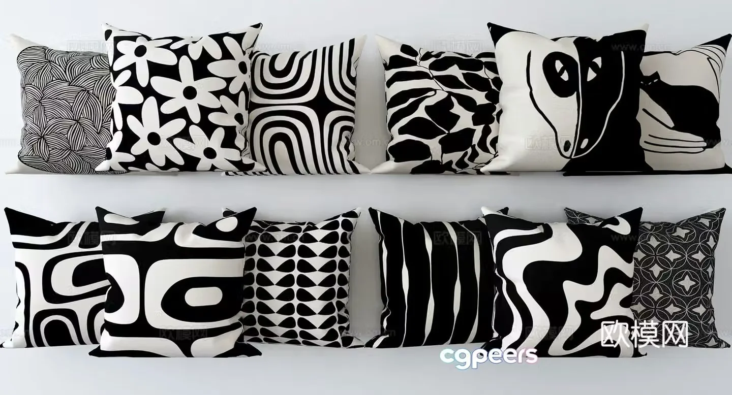 3D model of pillow