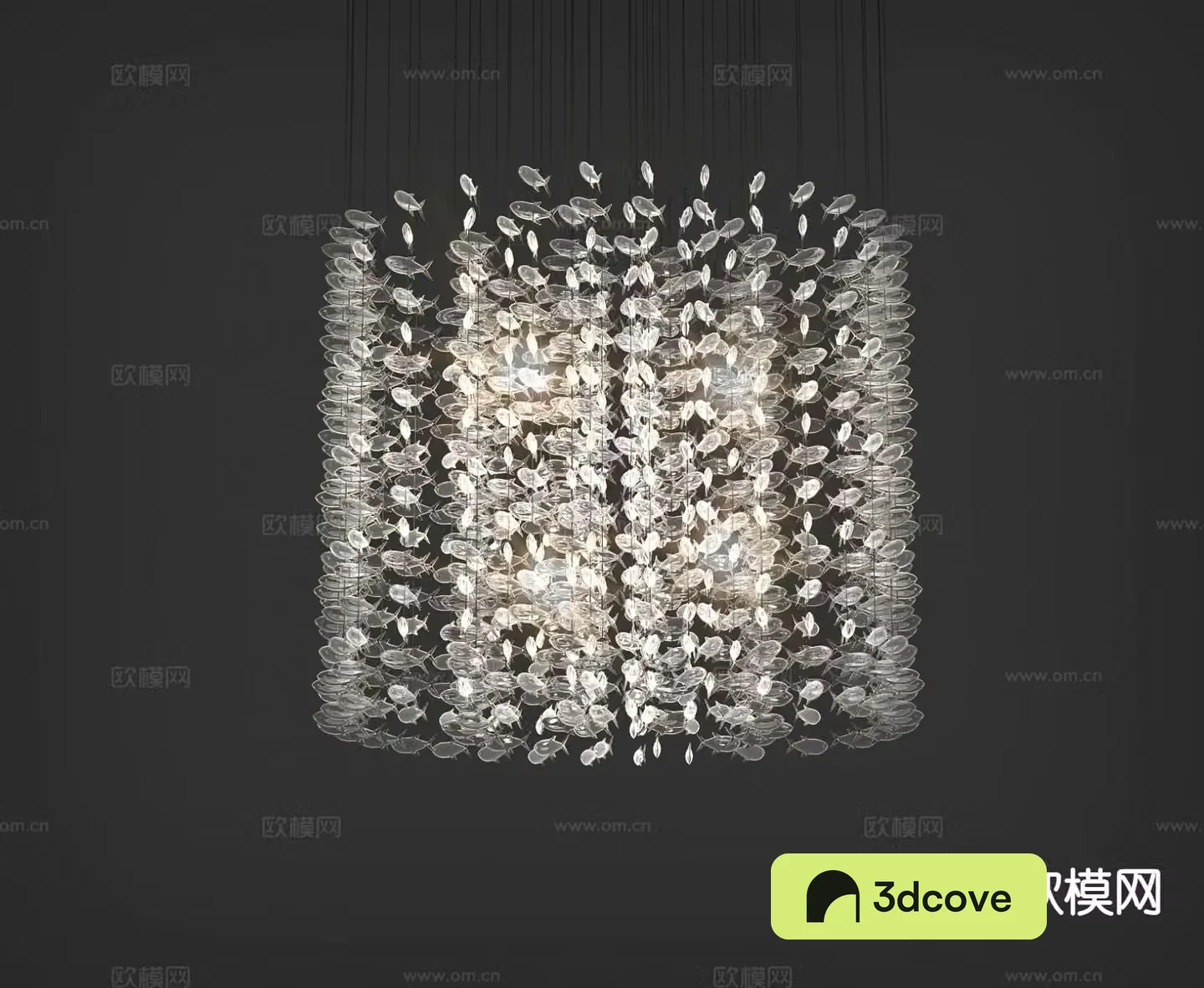 Light luxury chandelier crystal lamp