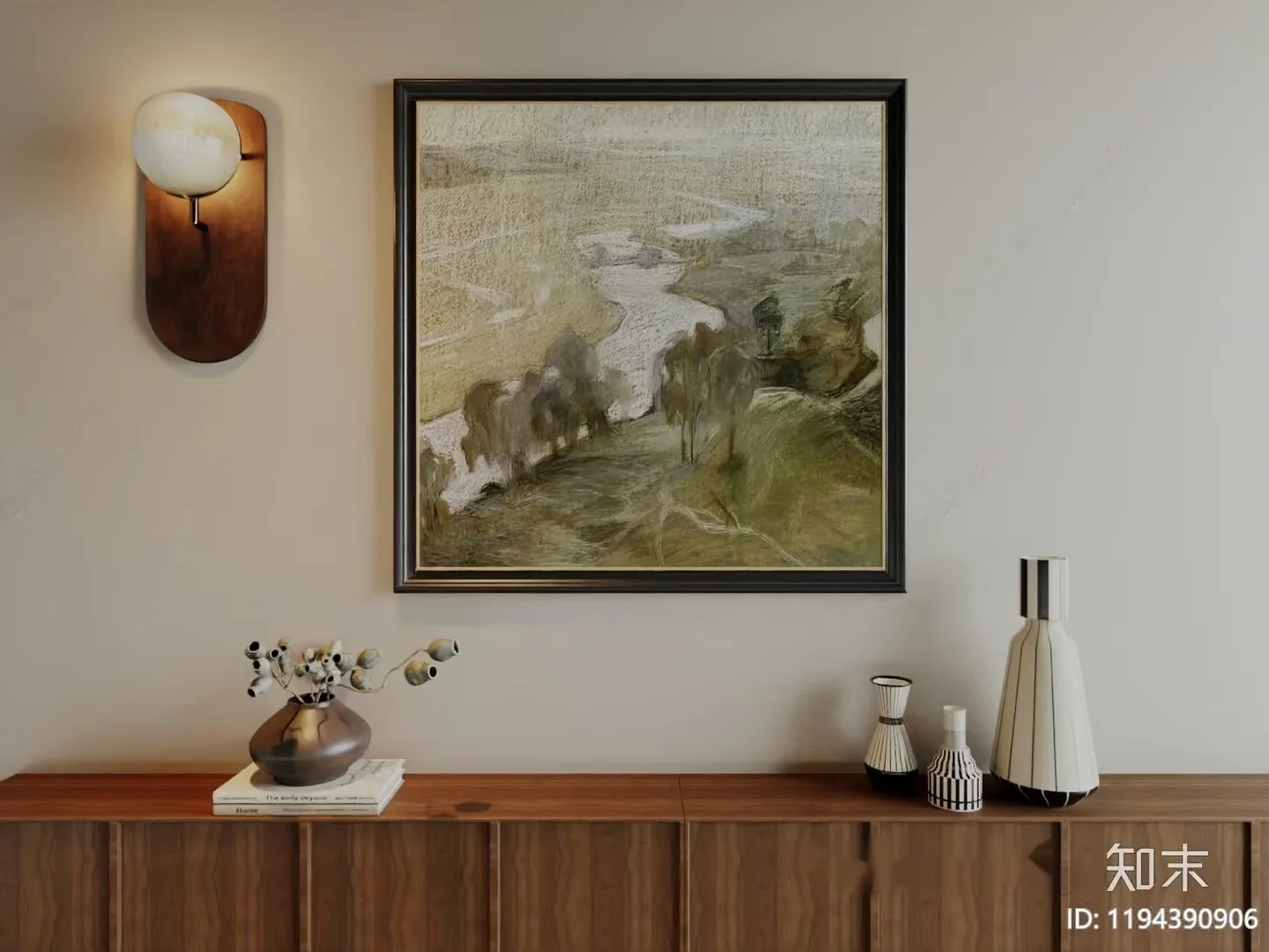 Modern Home Decor 3D Model – 14109 – VRAY Render