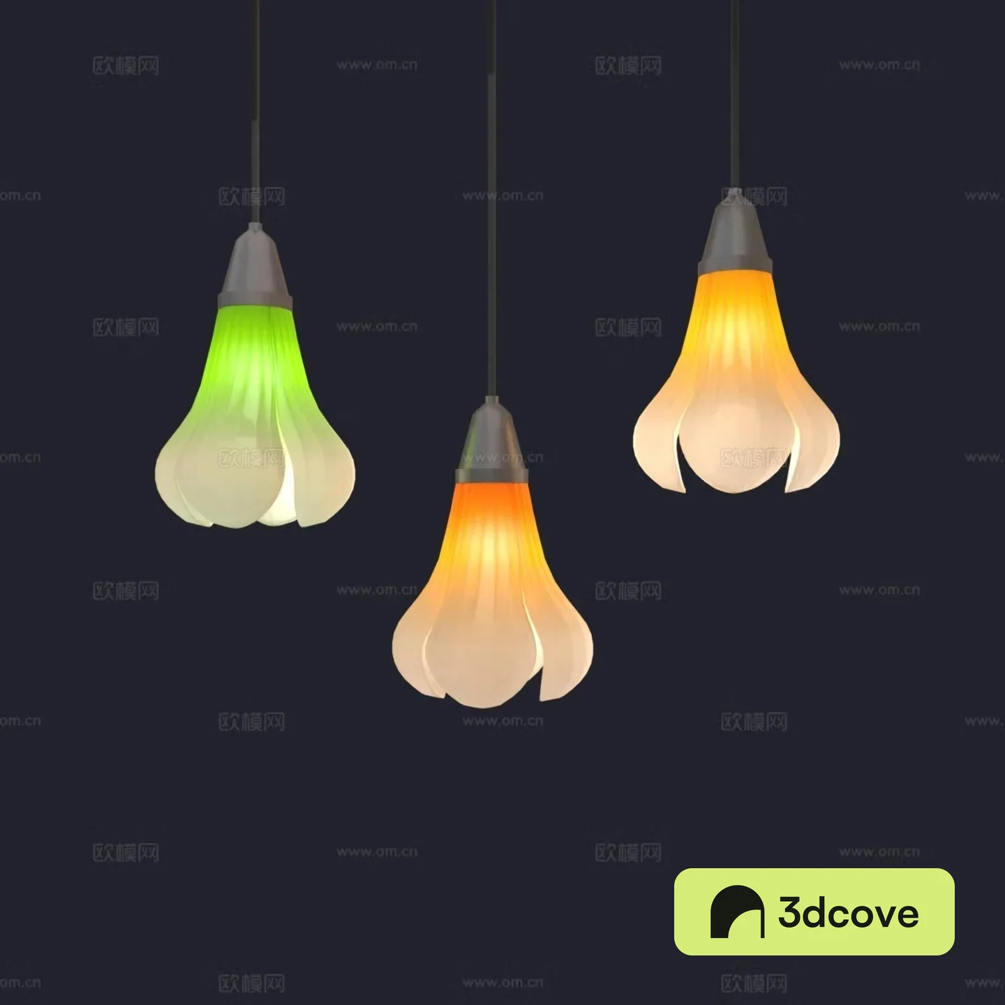 Creative chandelier natural light luxury flower chandelier