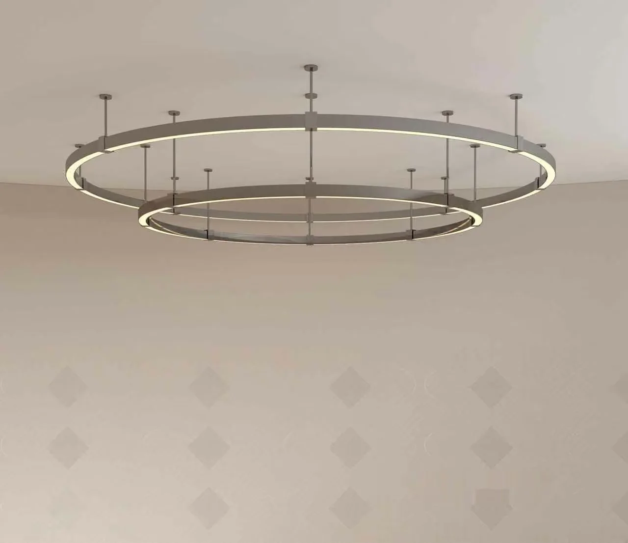A Circular Light Fixture 3D Model – 15645 – VRAY Render