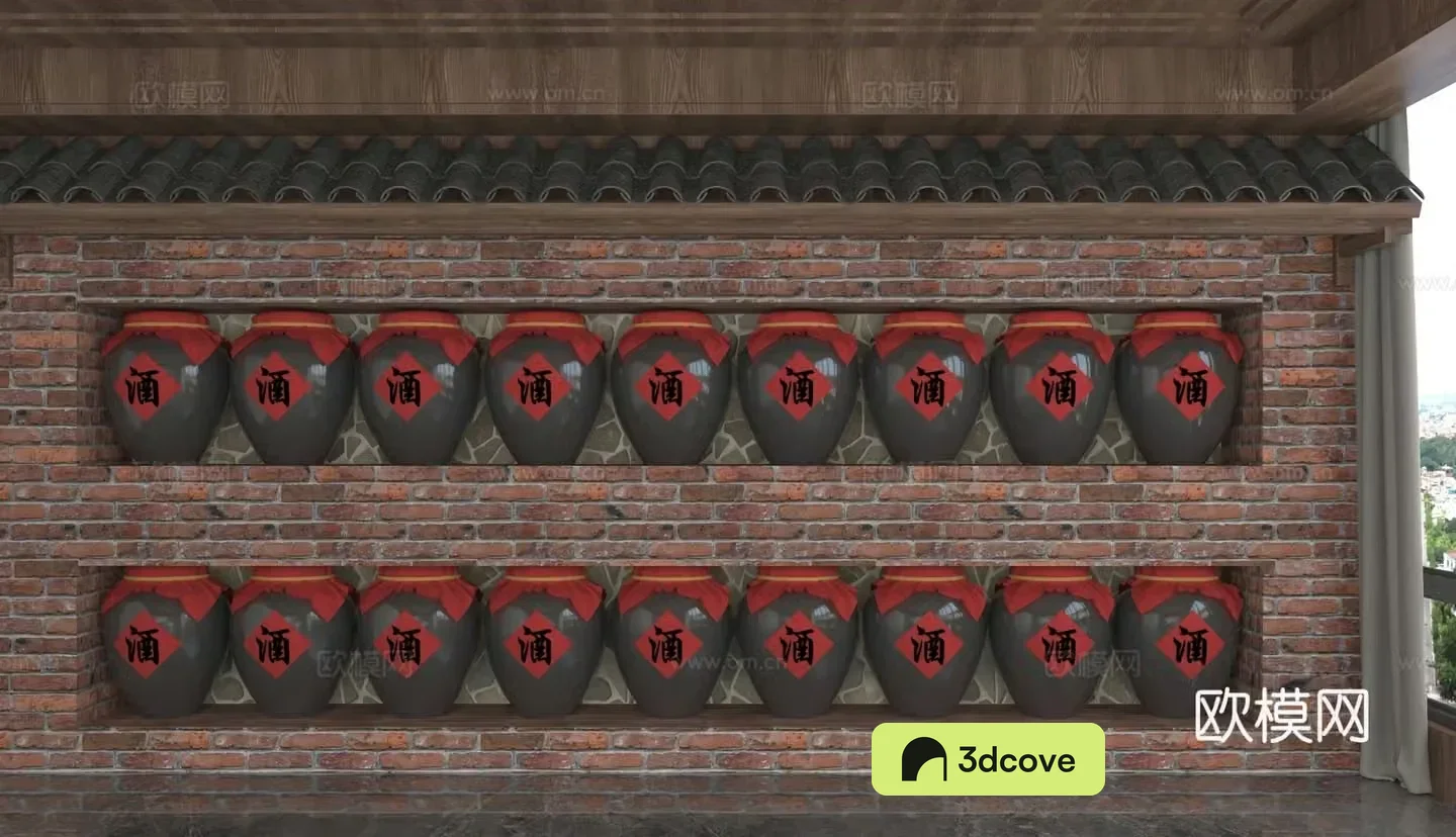 Modern background wall