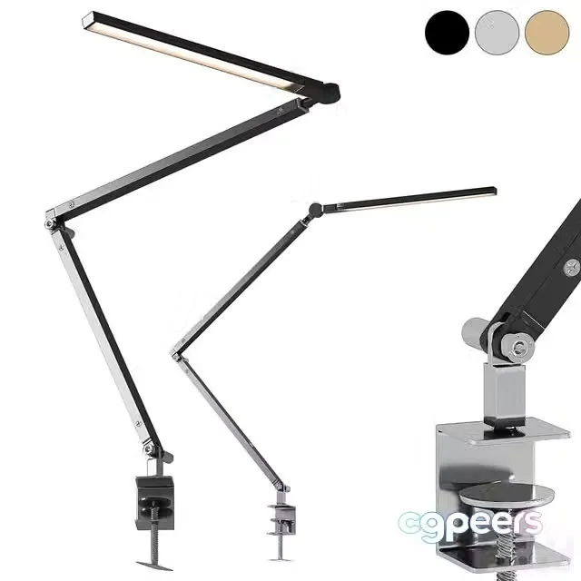 3ds Max Free – Clamp table lamp RH Restoration Hardware Z-bar