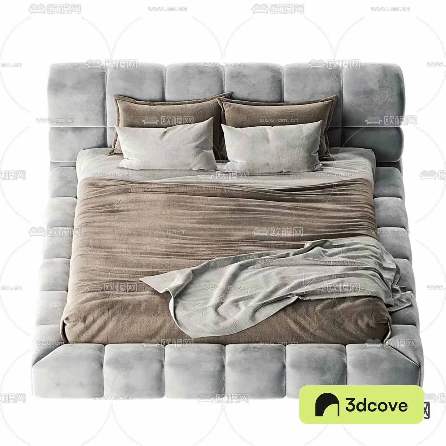 Modern double bed