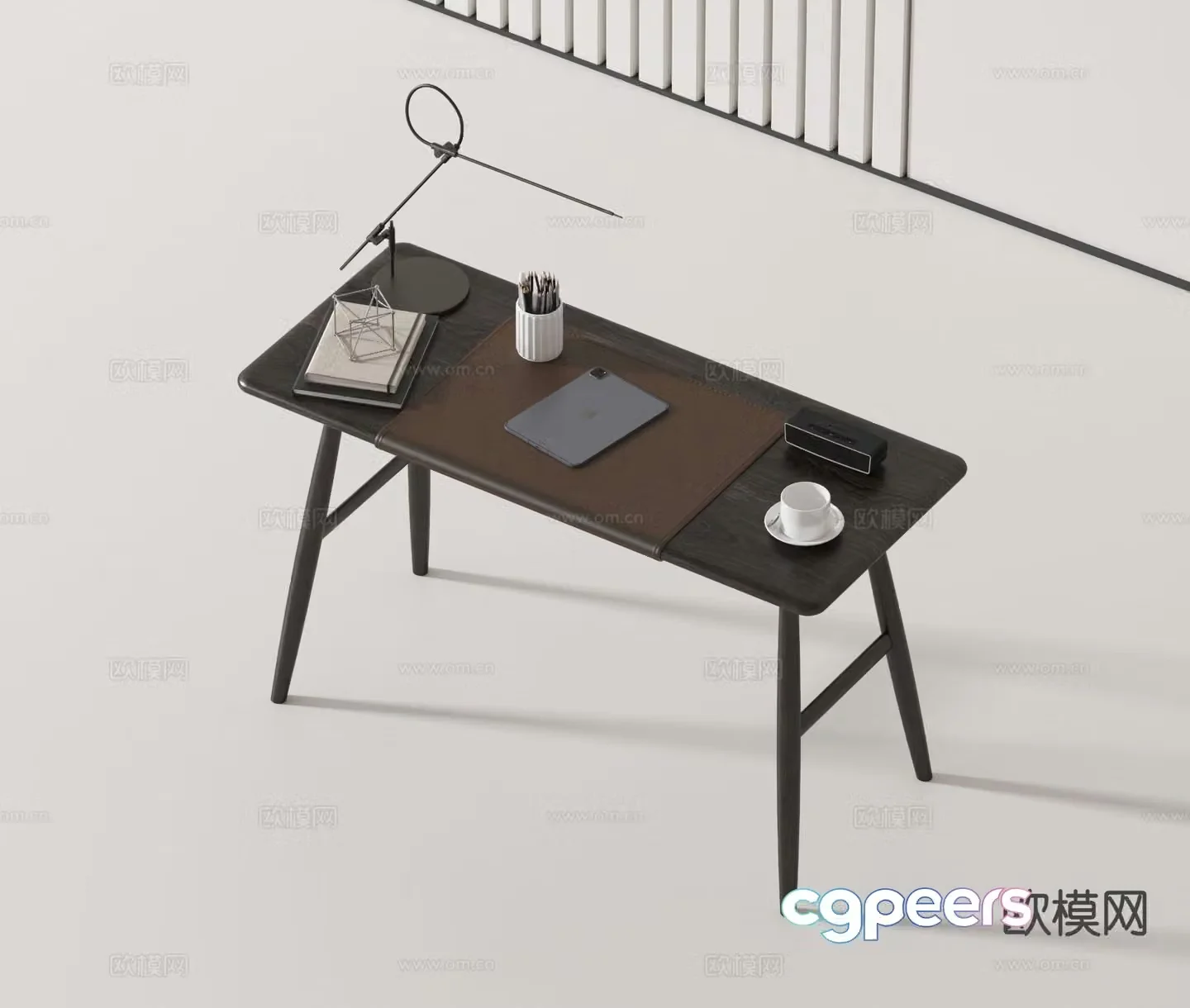 Modern desk 3d model