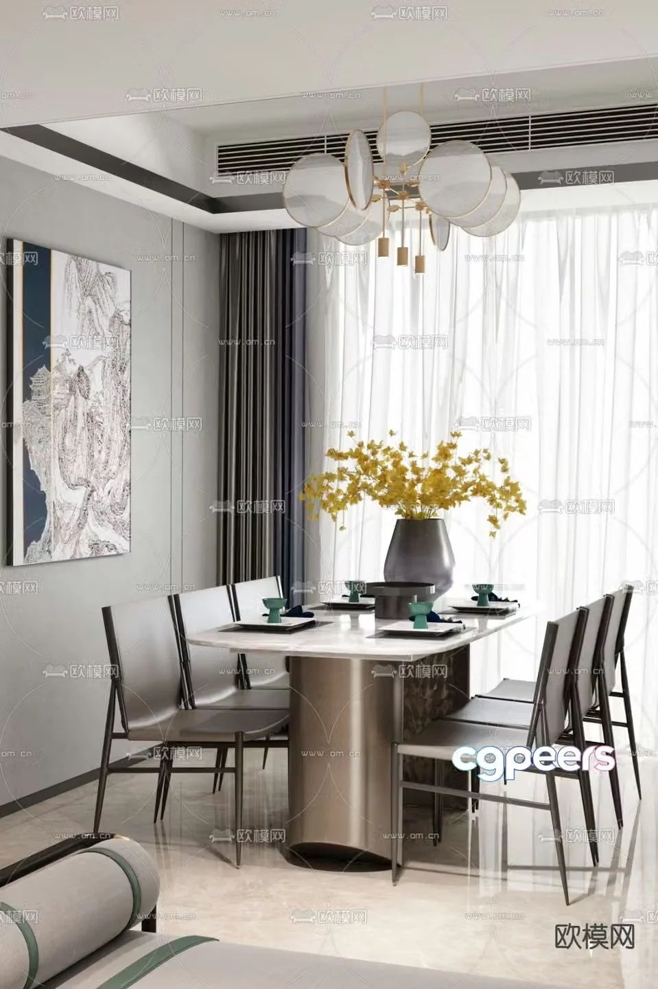 Milo Image New Chinese Restaurant 3D model