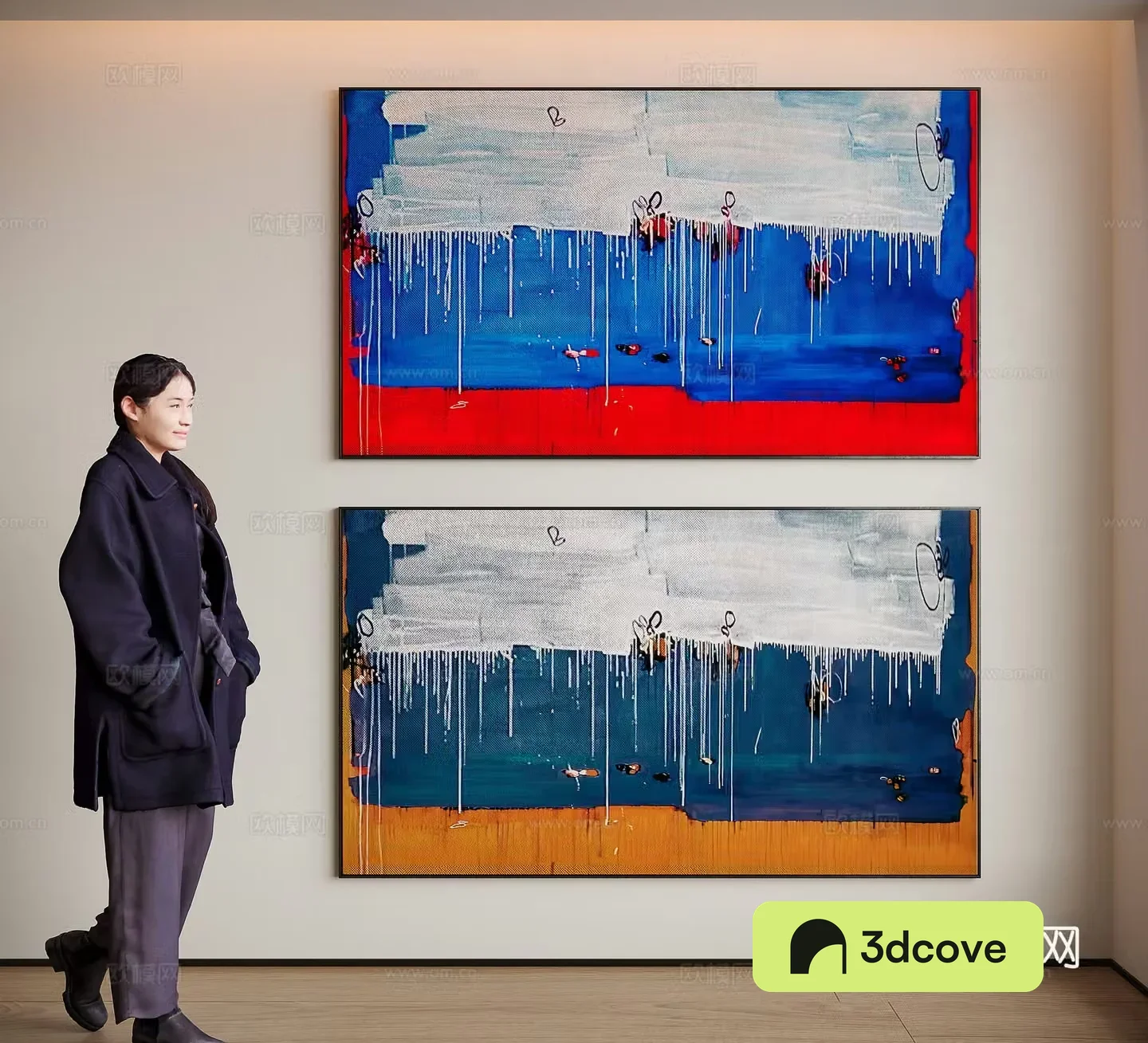 Modern minimalist decorative painting