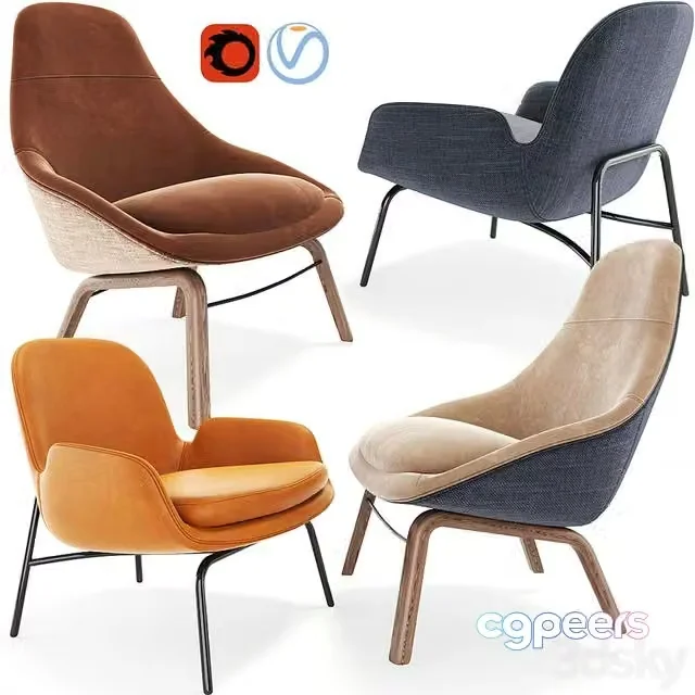 3ds Max Free – Armchair Set 02