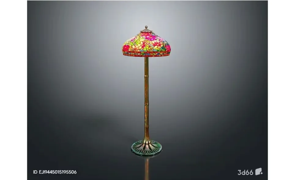 Gold Light Fixture 3D Model – 6683 – VRAY Render