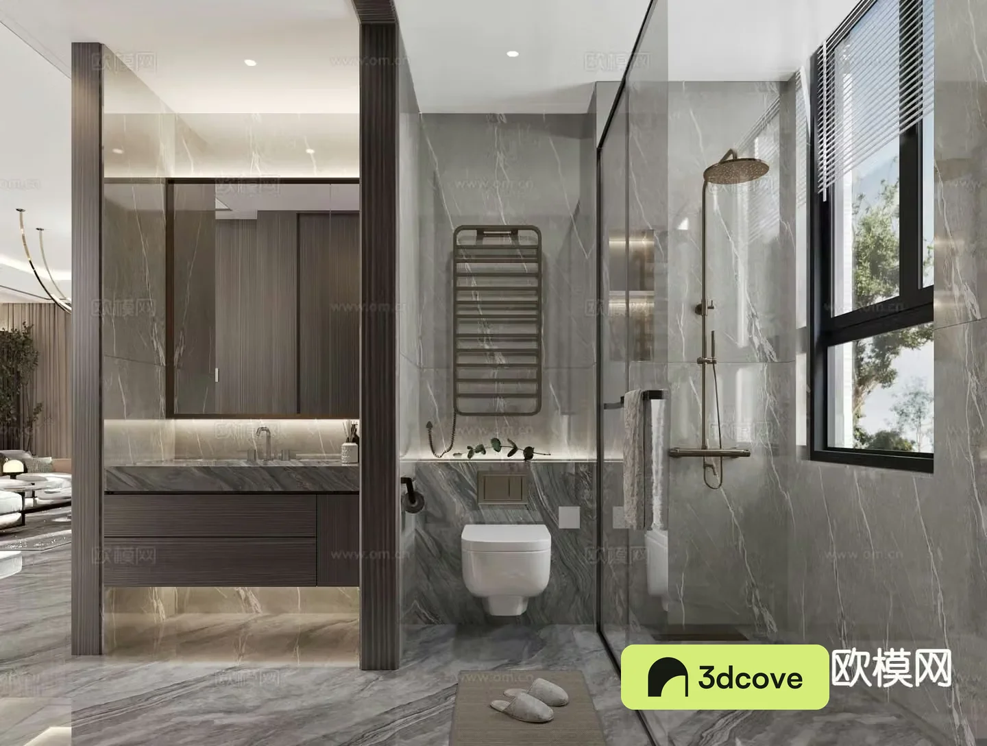 Modern bathroom