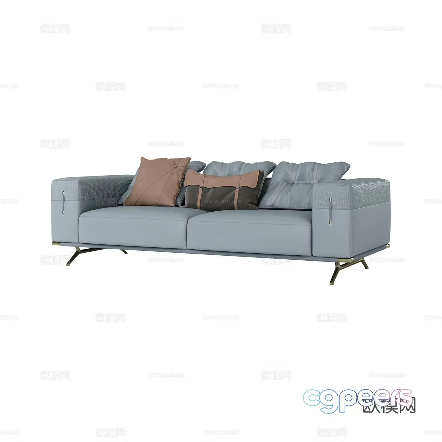Modern love sofa 3d model