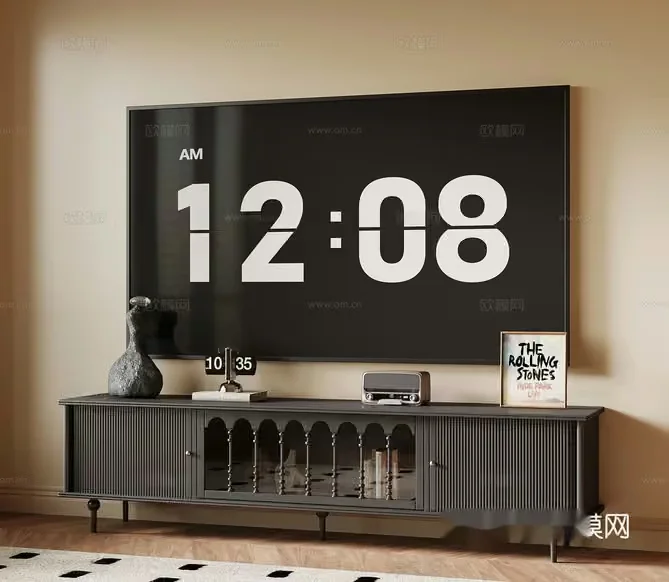 Modern Tv Stand 3D Model – 9726 – VRAY Render