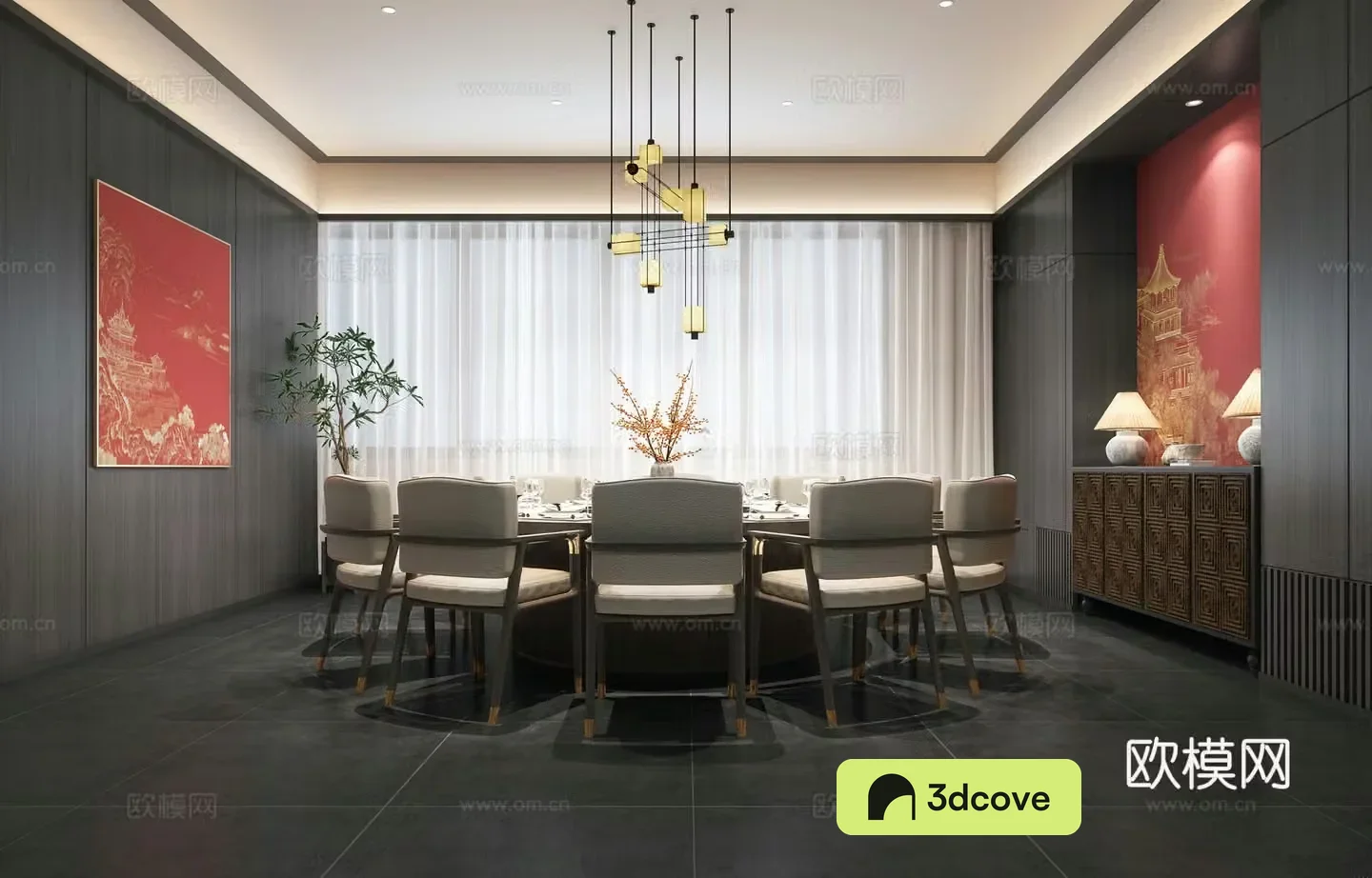 New Chinese restaurant private room