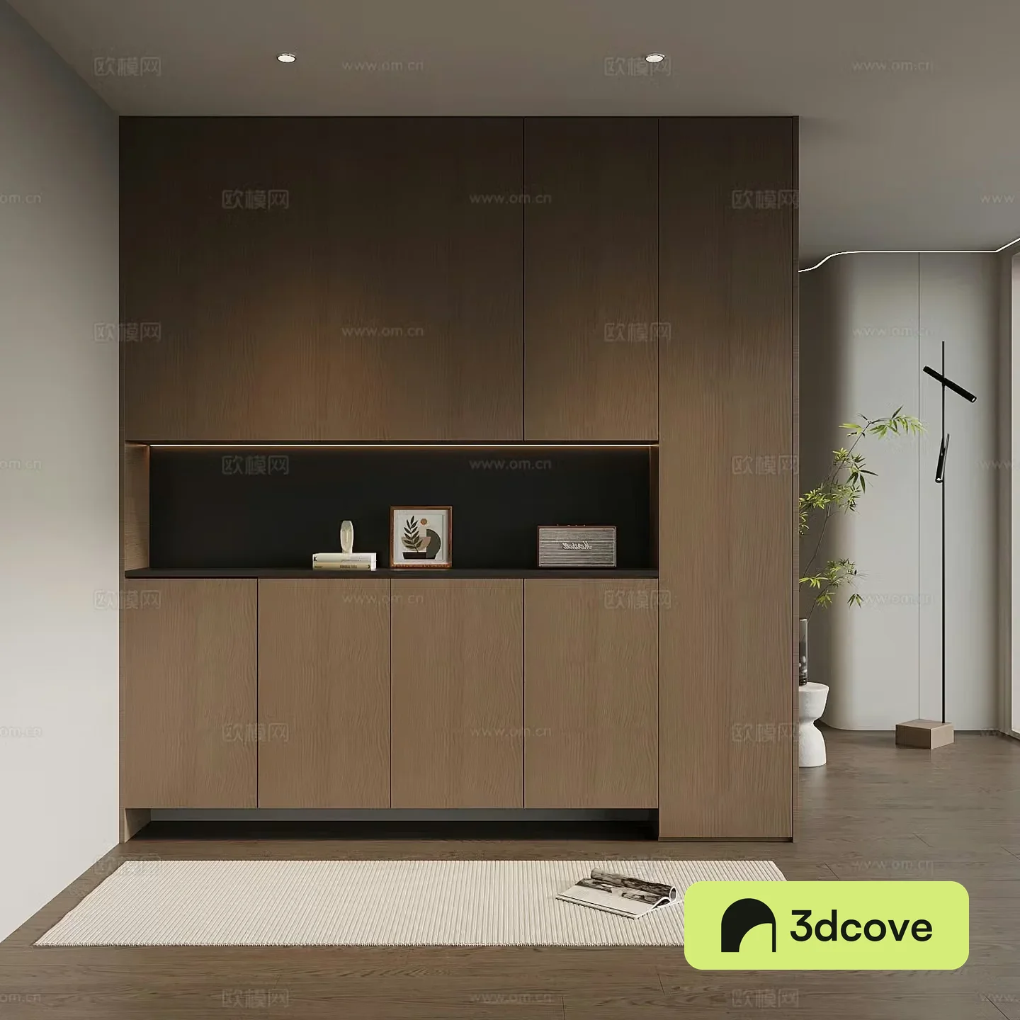 Shoe cabinet Italian minimalist porch cabinet entrance shoe cabinet entrance porch background