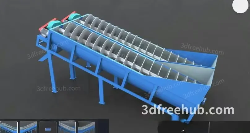 A 3D Model Of A Conveyor Belt 3D Model – 20271 – VRAY Render