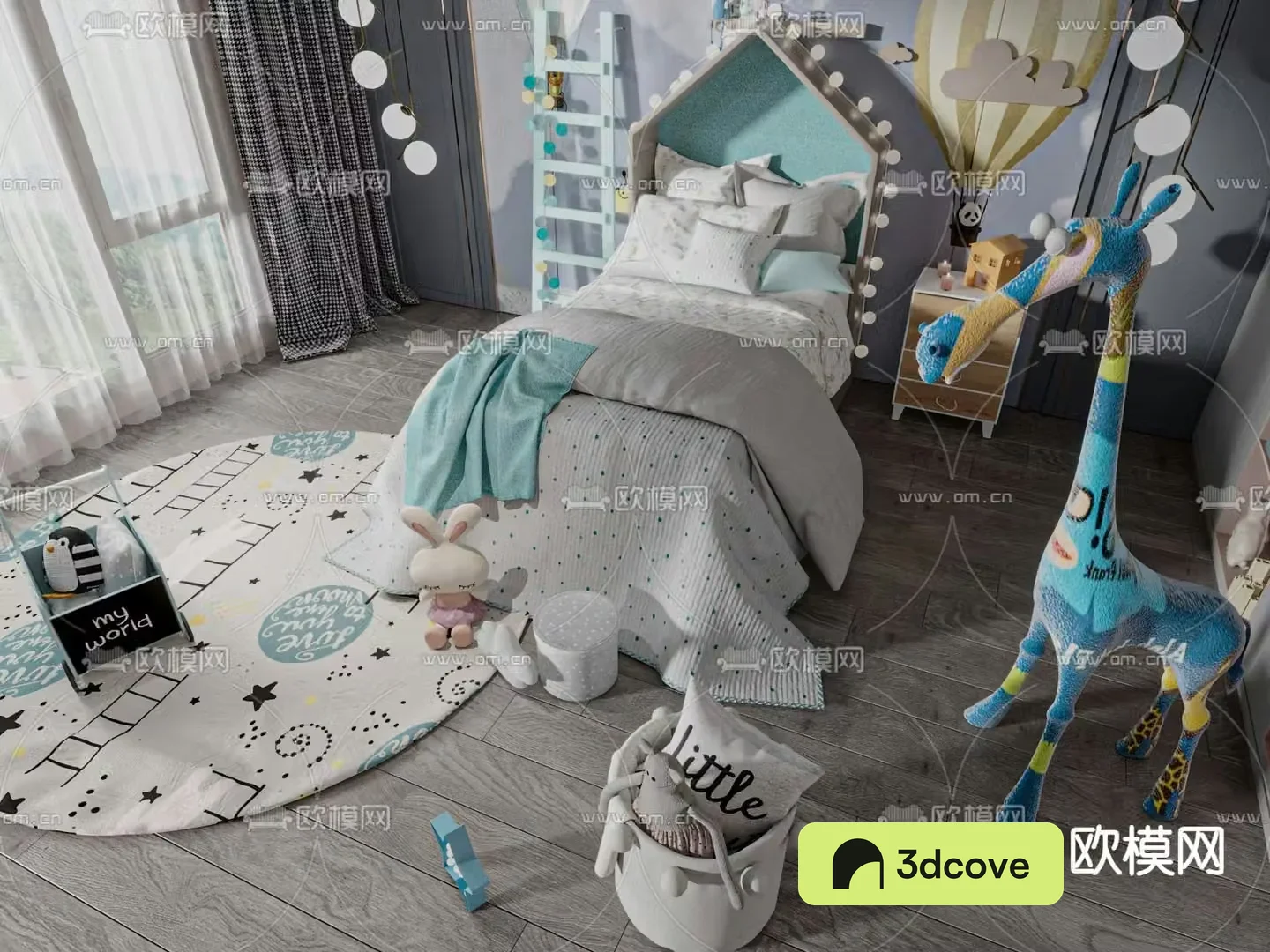 Modern children’s bed