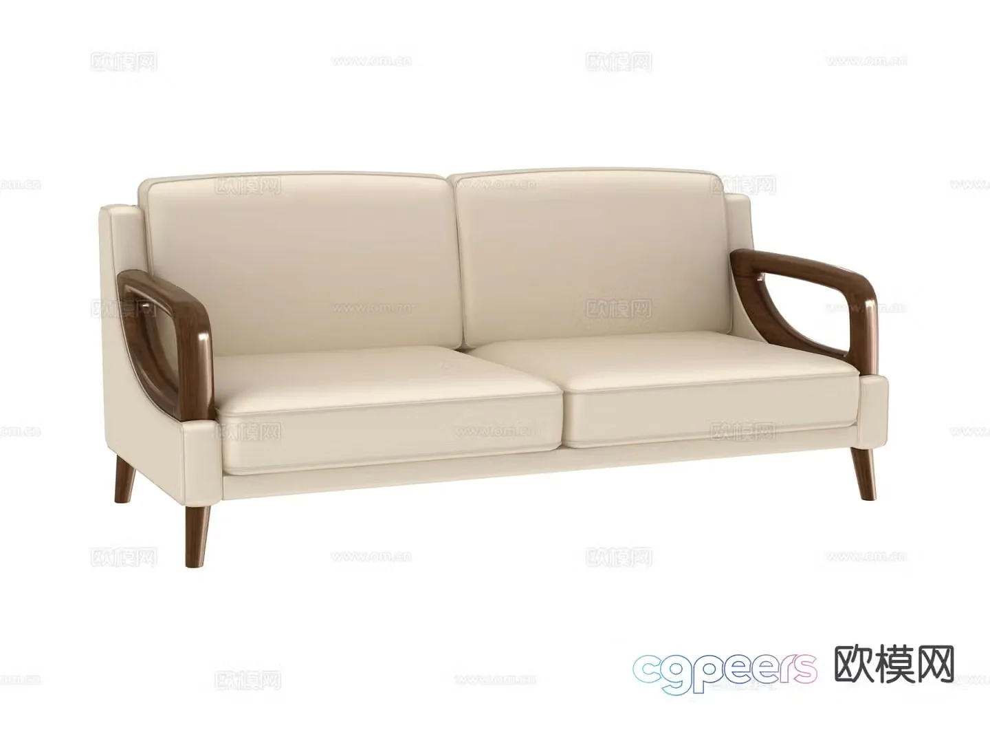 Modern love sofa 3d model