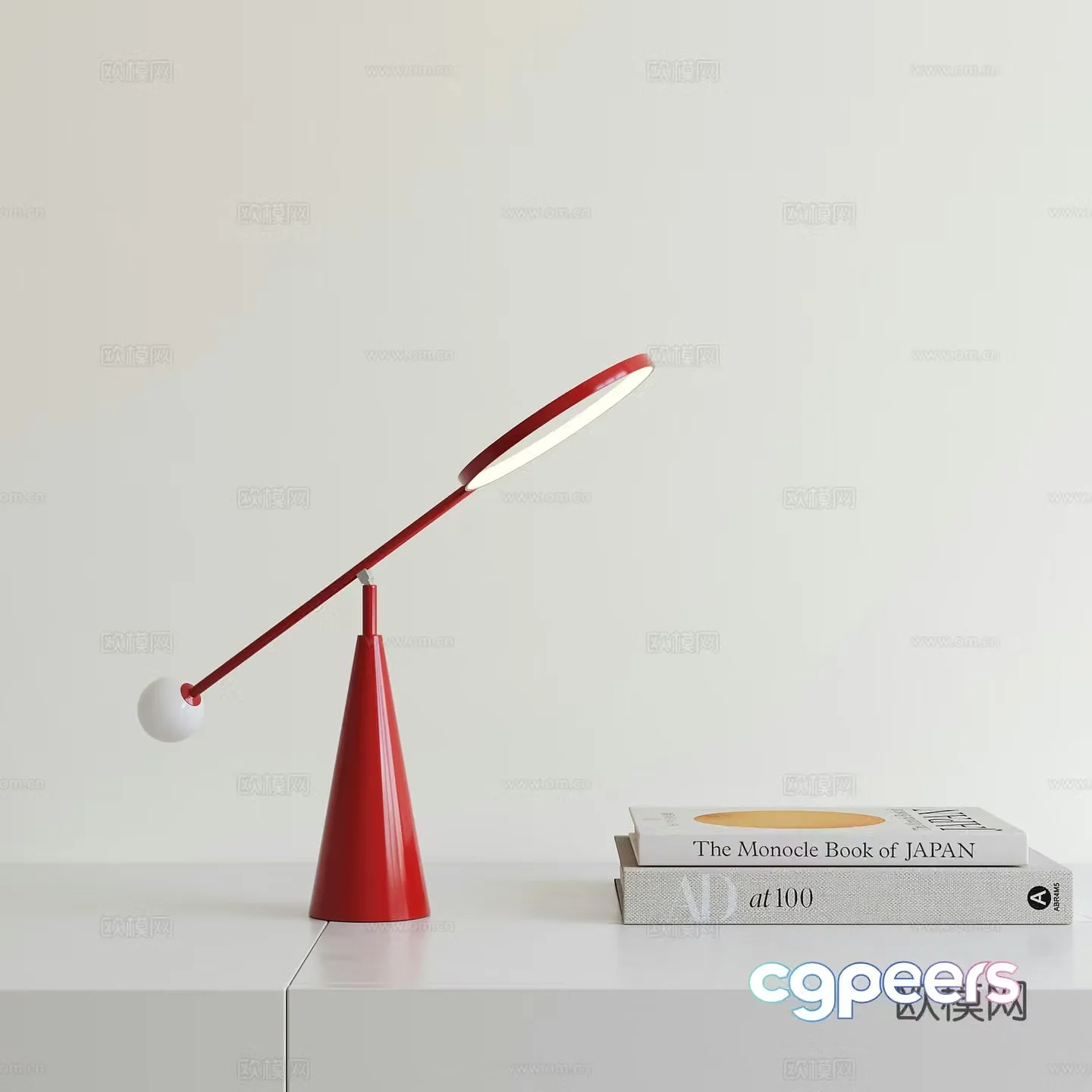 Modern children’s desk lamp 3d model