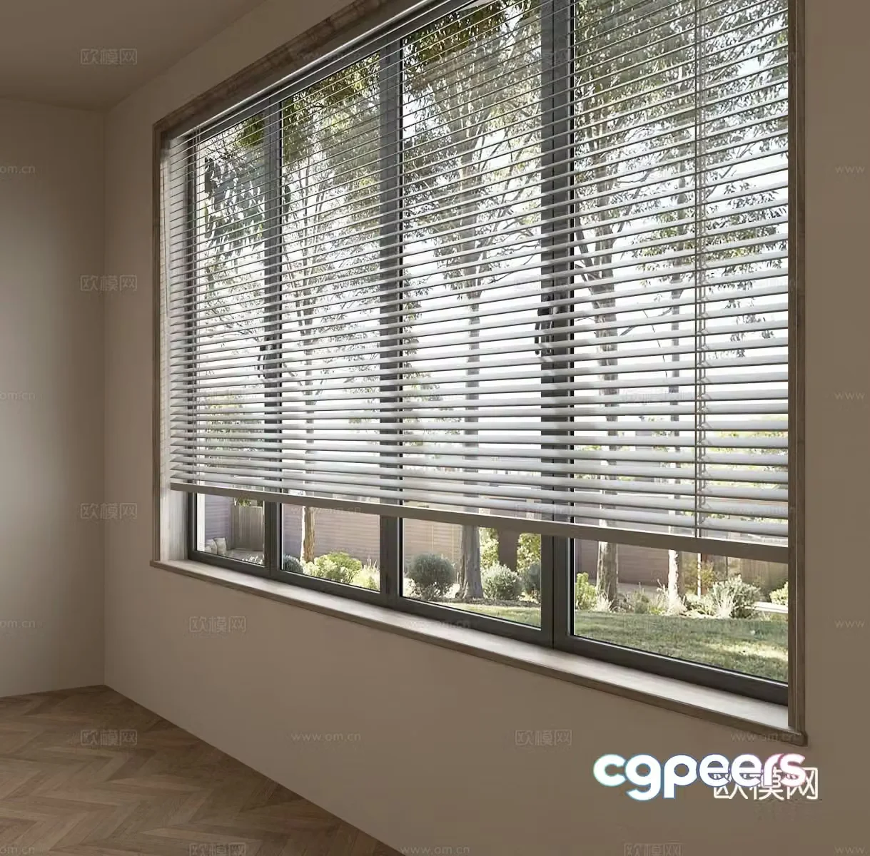 Modern blinds blinds 3d model