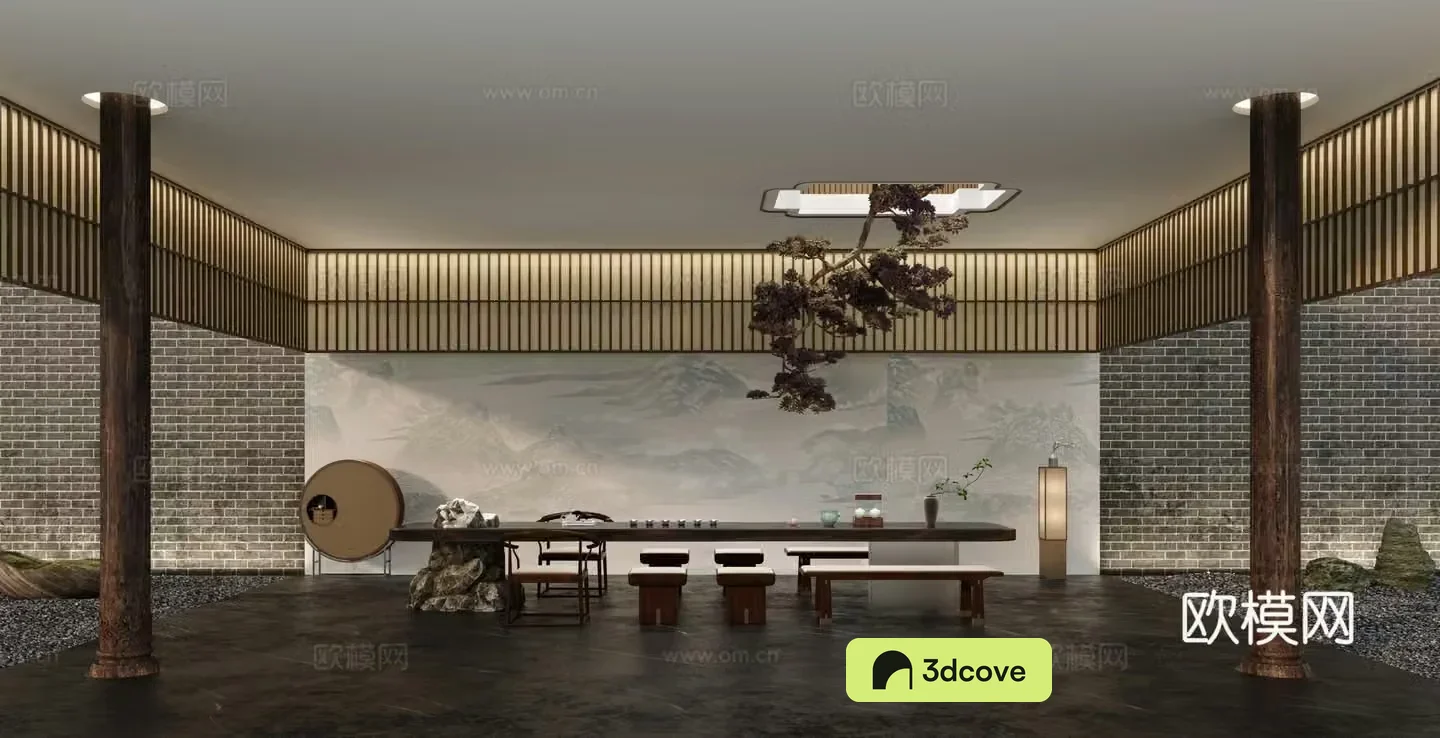 New Chinese teahouse