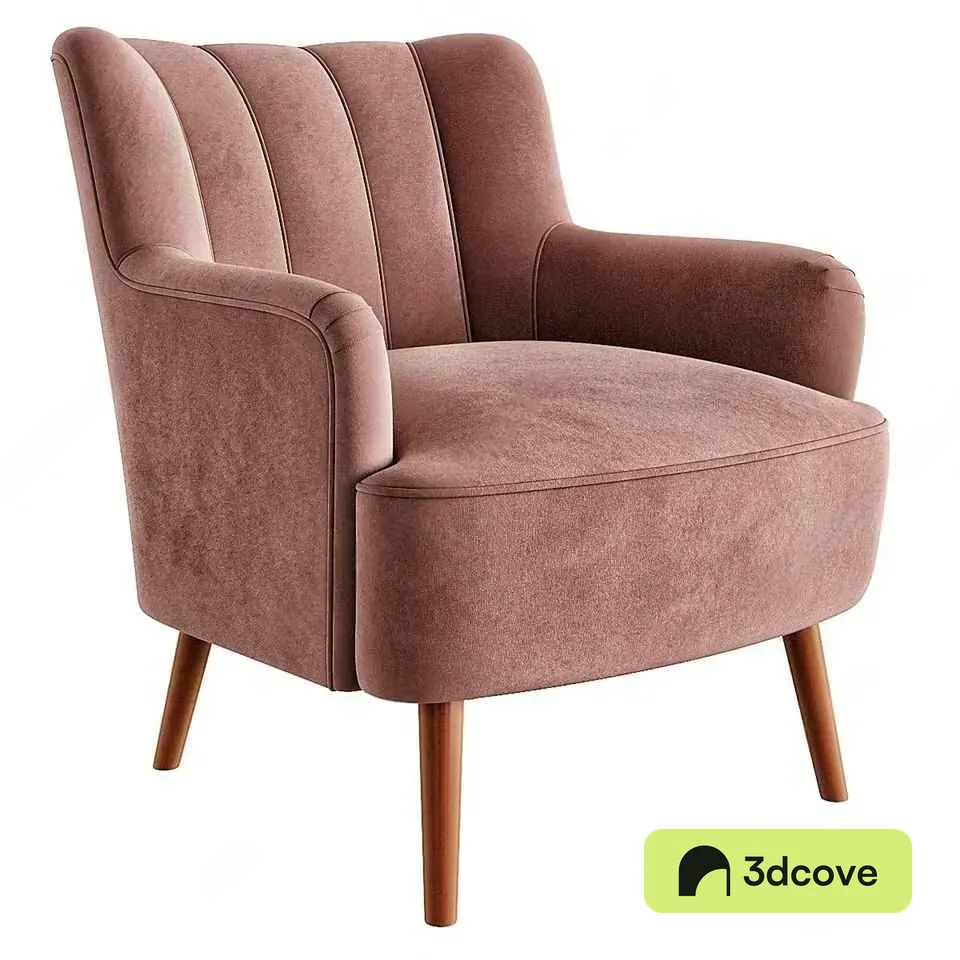 Modern Pink Chair