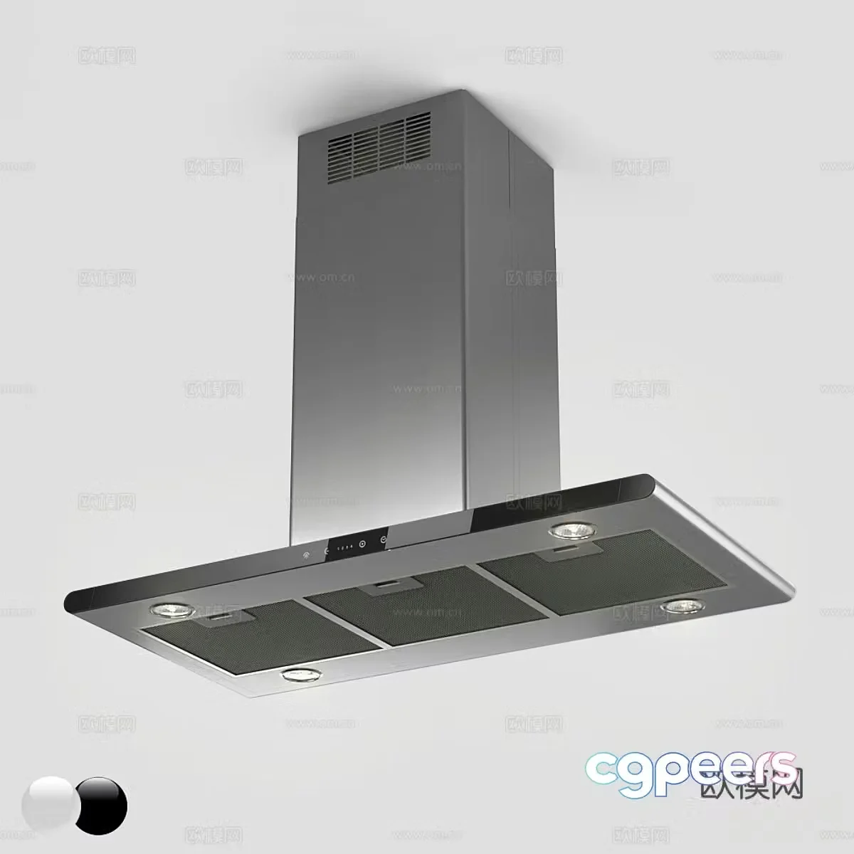 Range hood 3d model
