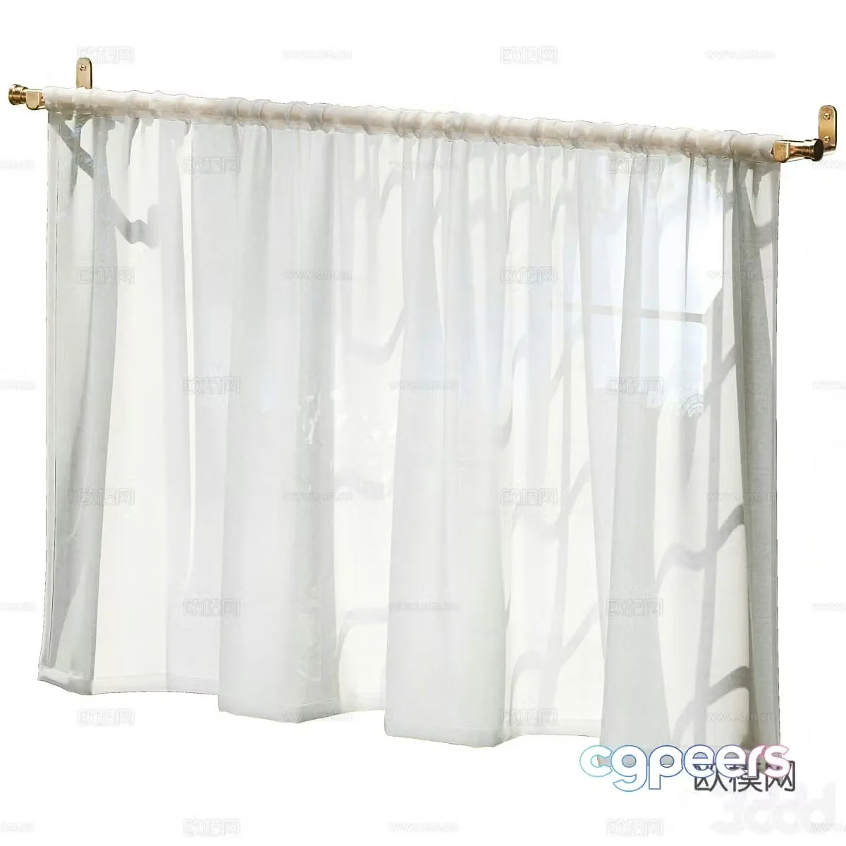 Curtain 3d model