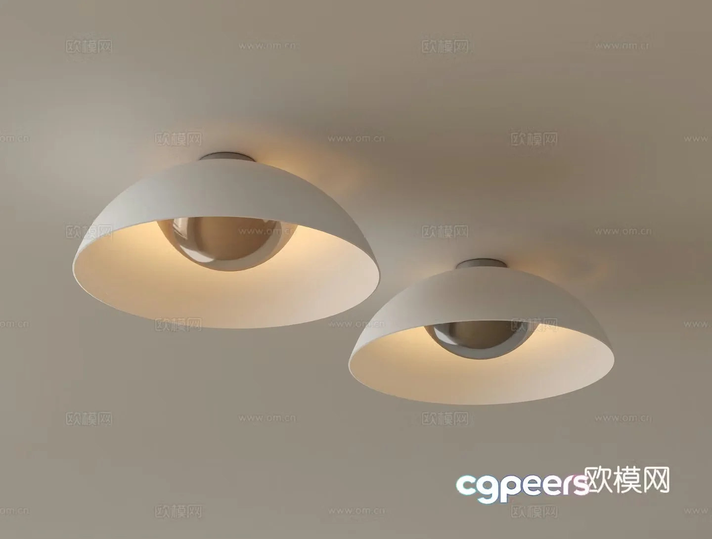 Modern ceiling lamp cartoon lamp 3d model